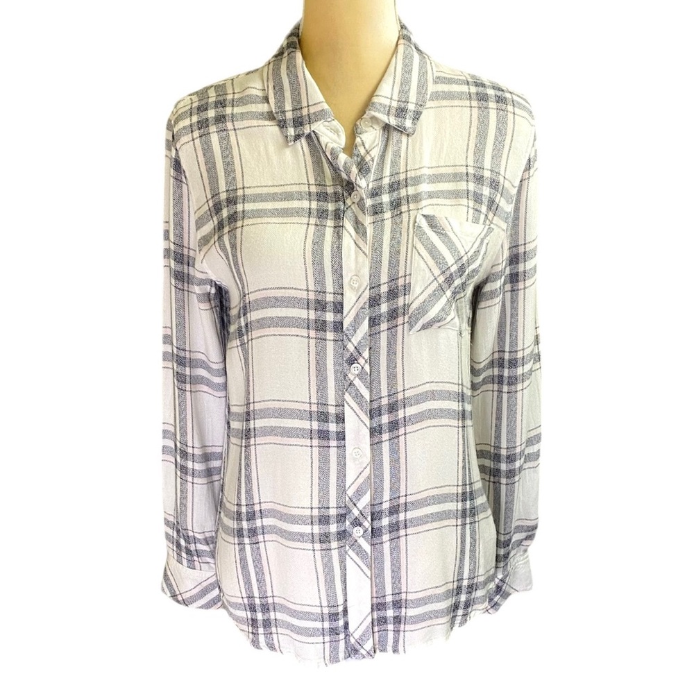 Rails Hunter Plaid Button-Front Shirt - image 2